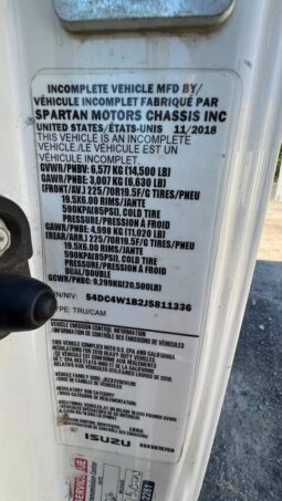 
										2018 Isuzu npr hd 12ft metal scrap dump truck full									