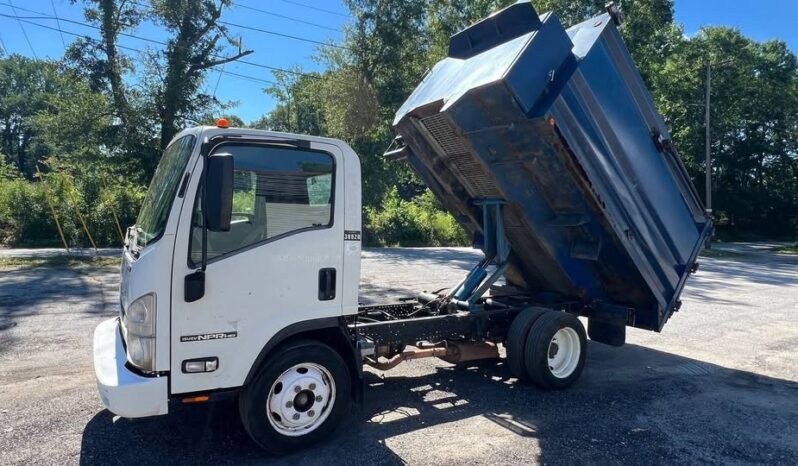 
								2018 Isuzu npr hd 12ft metal scrap dump truck full									