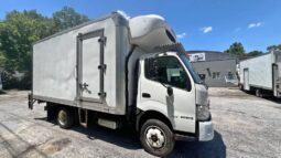 
										2020 HINO 195 16ft refrigerated box truck 80k miles side door liftgate full									