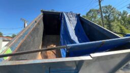 
										2018 Isuzu npr hd 12ft metal scrap dump truck full									